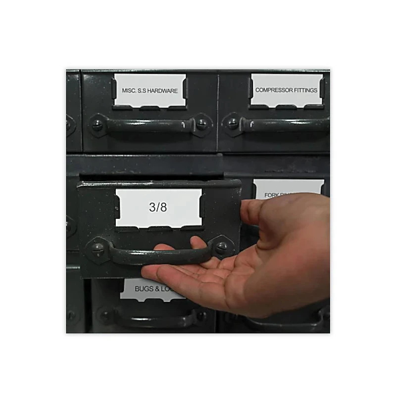 Brother P-Touch TZE2512PK 0.94 in. x 26.2 ft. TZe Standard Adhesive Laminated Labeling Tape - Black on White (2/Pack