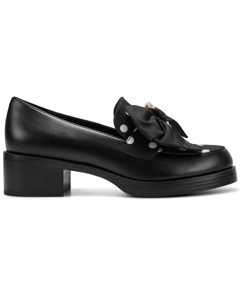 Karl Lagerfeld Paris Women's Camilia Fan Polka-Dot Loafers