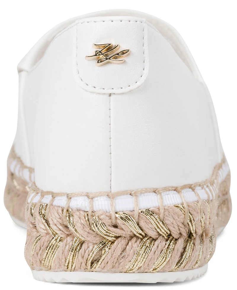 Karl Lagerfeld Paris Women's Millicent Slip-On Espadrilles