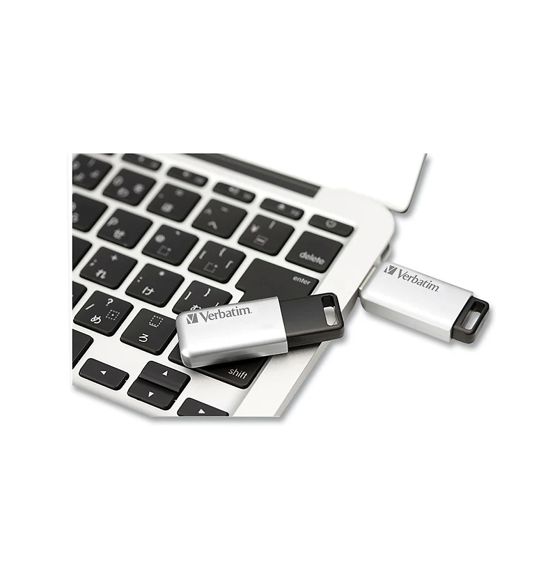 Verbatim 70057 128 Gb Store 'n' Go Secure Pro Usb Flash Drive with Aes 256 Encryption - Silver