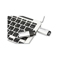 Verbatim 70057 128 Gb Store 'n' Go Secure Pro Usb Flash Drive with Aes 256 Encryption - Silver
