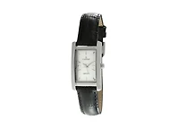 Peugeot Women's Watch 34x20mm Contour Dress Black Leather Strap