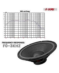 5 Core Car Subwoofer 2Pc 10" 3000W Pro Audio Deep Bass Component Sub Woofer 4Ohm Replacement Speaker