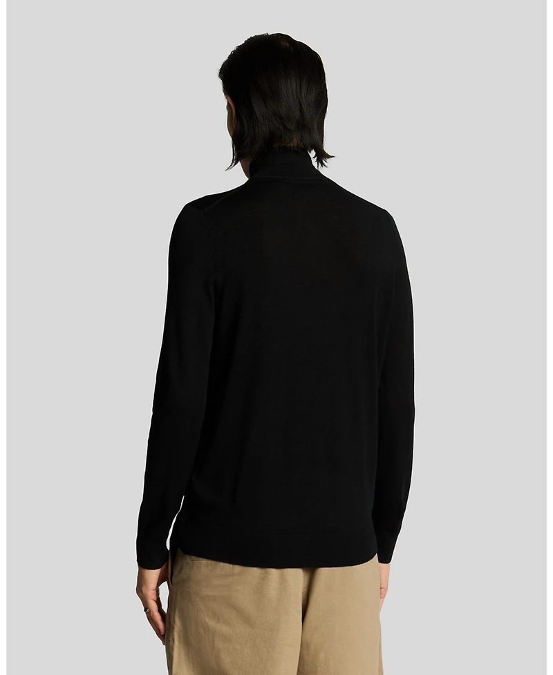Lyle & Scott Men's Eagle Merino Quarter Zip Sweater