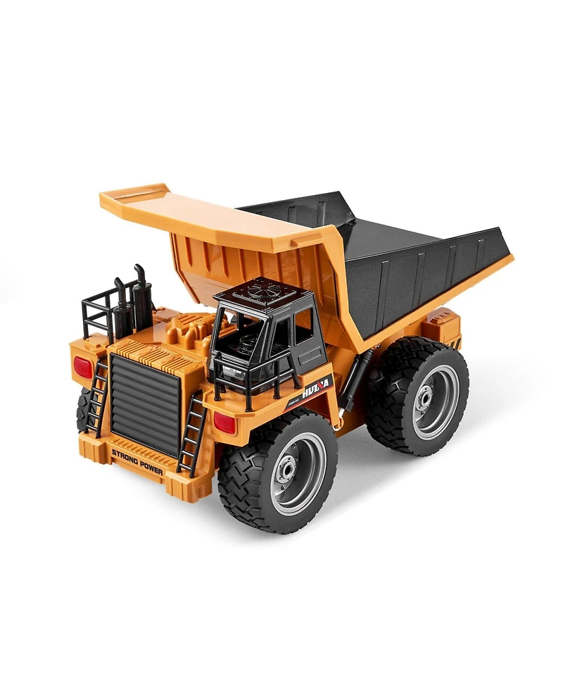 Hongge Rc Dump Truck 9-Channel 1:18 Scale with Metal Bed