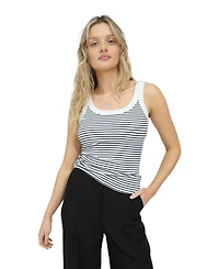 Belle & Bloom Women's Last Time Ribbed Tank Top