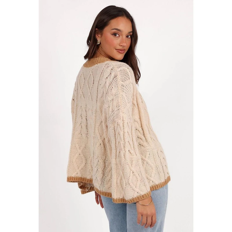 Petal and Pup Women's Zina Contrast Cardigan