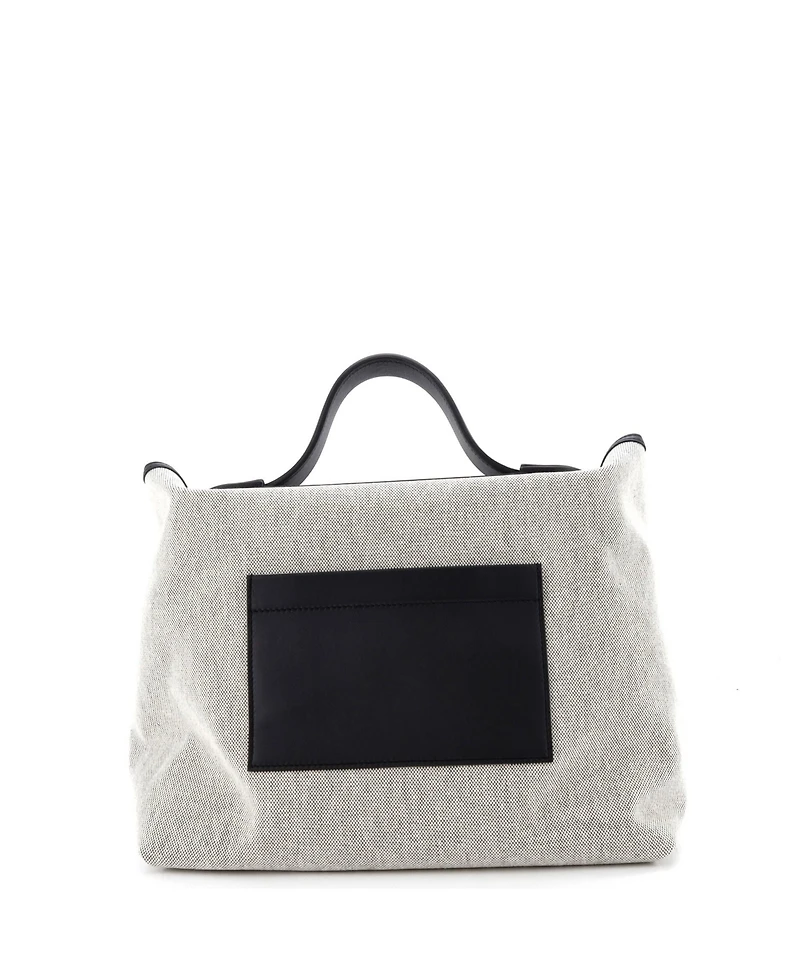 Pre-Owned HERMES 35 24/24 Bag Canvas and Swift