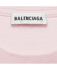 Pre-Owned Balenciaga Women's Logo Print Cotton Jersey T-Shirt