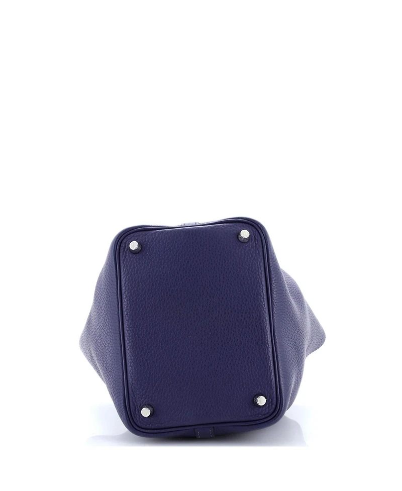 Pre-Owned Hermes Pm Eclat Picotin Lock Bag Clemence with Swift