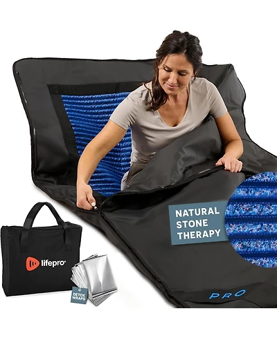 LifePro RejuvaWrap Infrared Sauna Blanket with Adjustable Heat Settings for Detox, Relaxation & Muscle Recovery