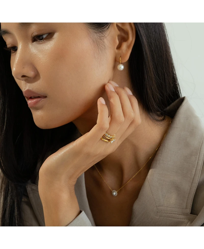 Bearfruit Jewelry Plated Sterling Golden Gala Ring Trio