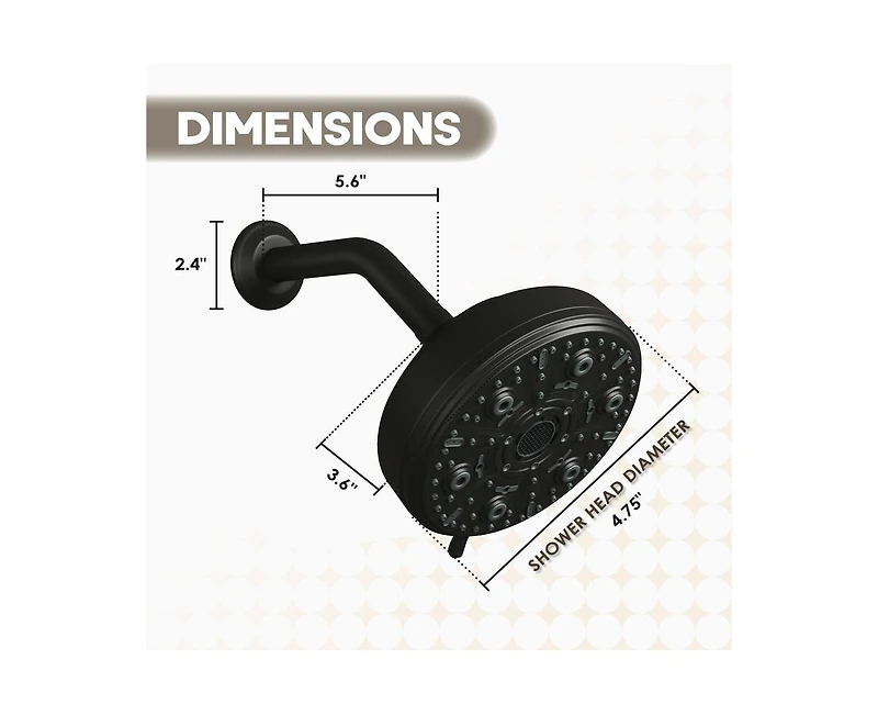 Casainc Moen Replacement Shower head