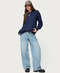 Edikted Women's Priscila Oversized Crewneck Sweater