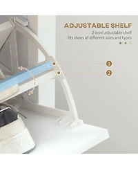 Slickblue Vertical Shoe Storage Cabinet with Drawer and Shelf