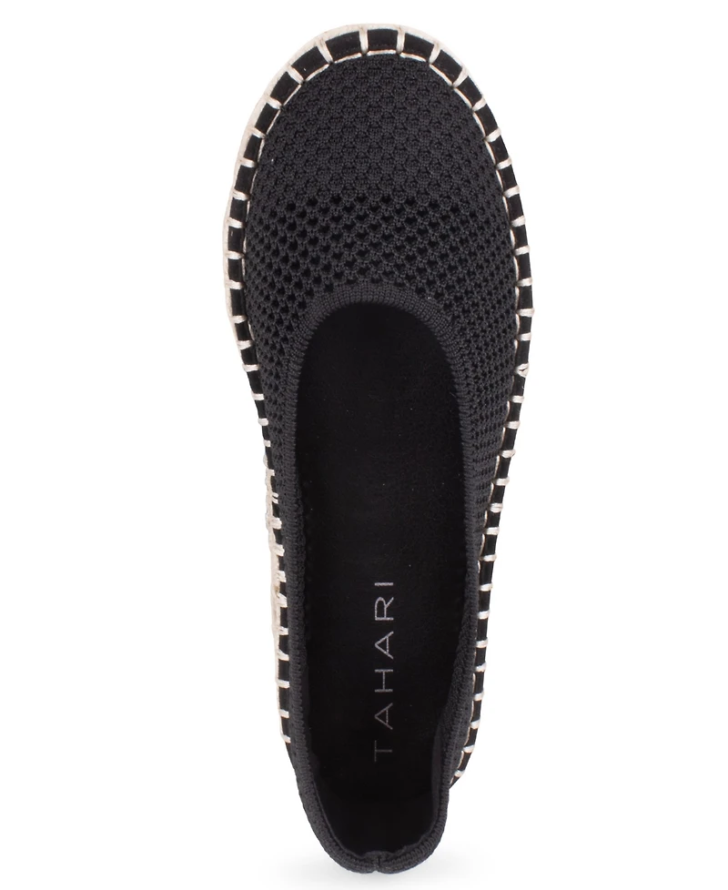 Tahari Women's Juniper Slip-On Espadrille Flats