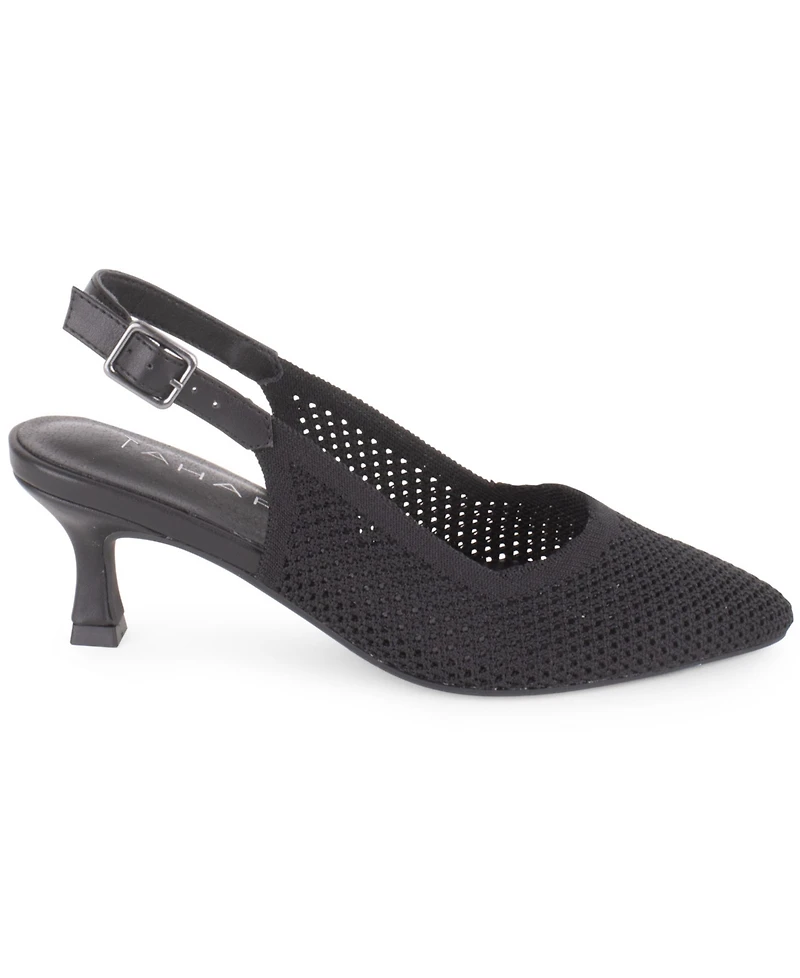 Tahari Women's Galway Slingback Buckle Pumps