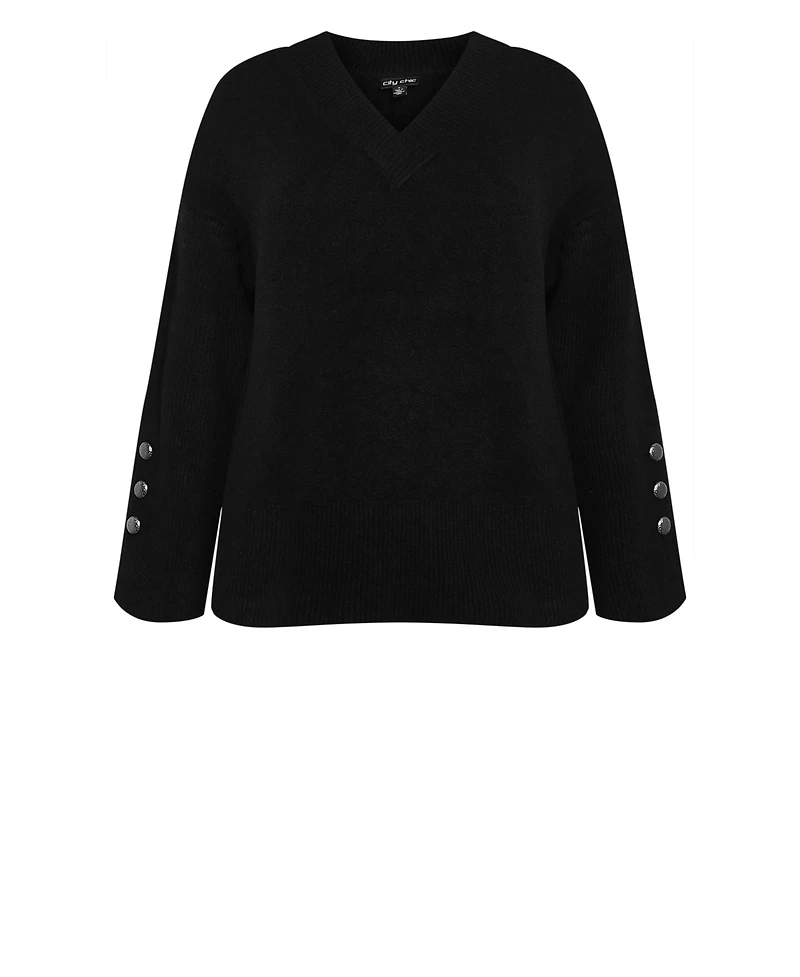 City Chic Plus Jamie Sweater