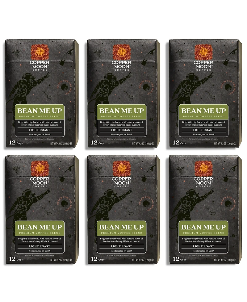 Copper Moon Coffee Bean Me Up Blend Single Serve Coffee Pods, 72 Count