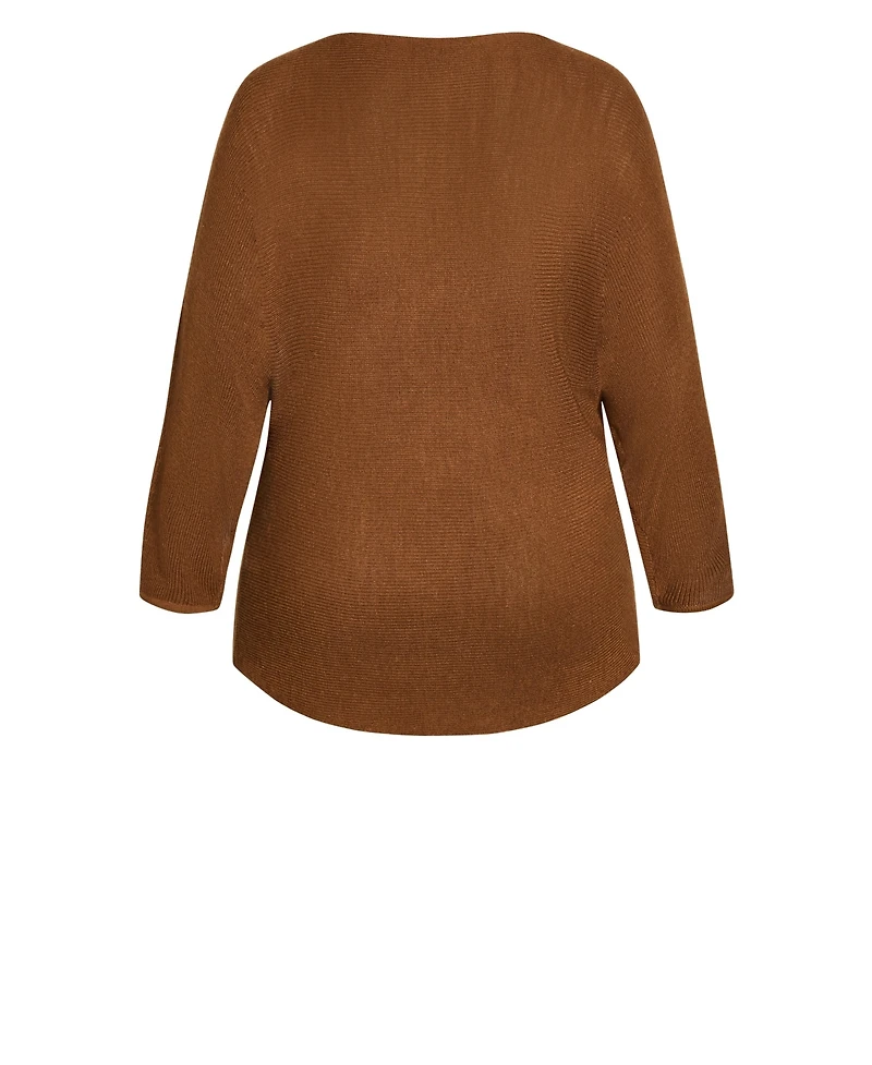 City Chic Plus Romance Sweater