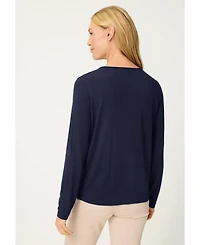 Olsen Women's Mixed Media T-Shirt