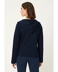 Olsen Women's Knit Hoodie Cardigan Sweater