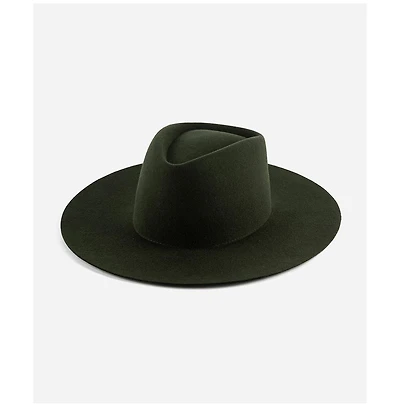 Dakota Wide Brim Felt Hat with Triangle Crown for Stylish Protection