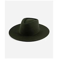 Dakota Wide Brim Felt Hat with Triangle Crown for Stylish Protection