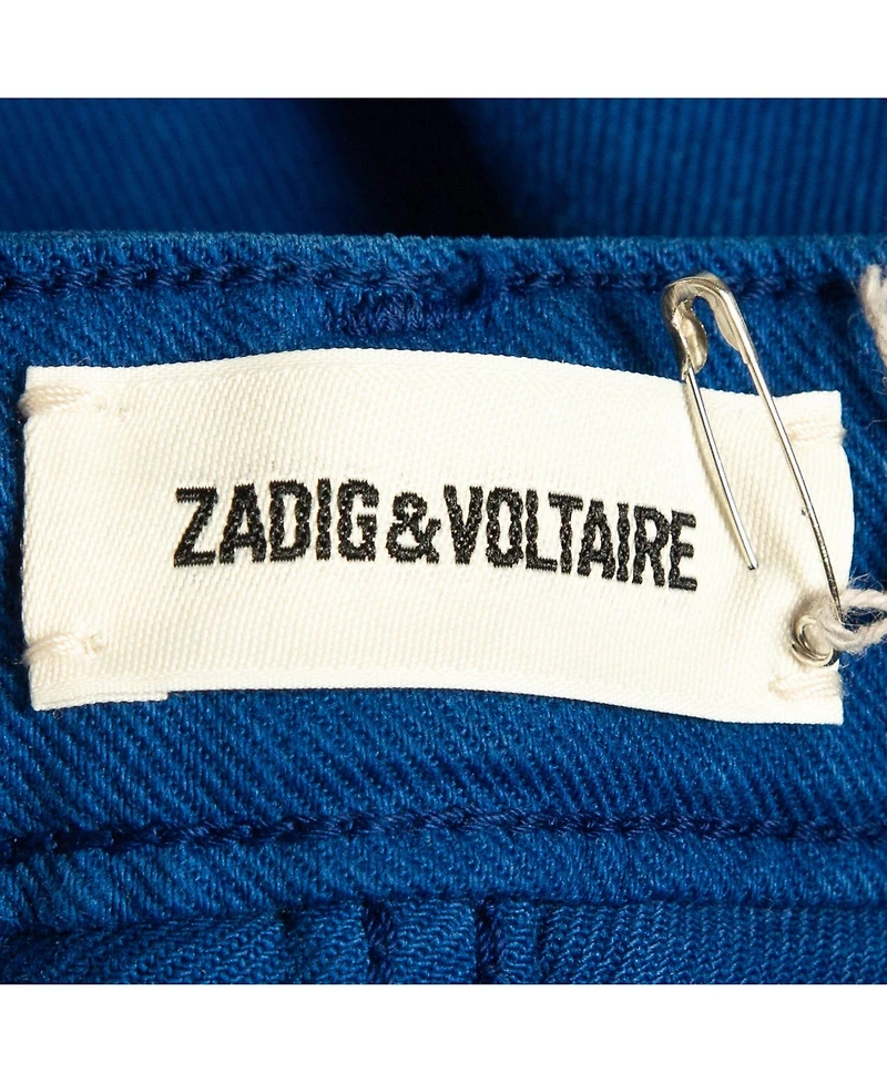 Pre-Owned Zadig & Voltaire Women's Cotton Drill Skinny Eva Cher Jeans