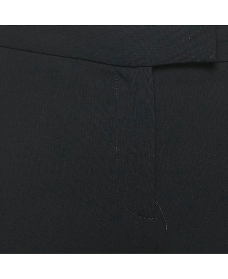 Pre-Owned Moschino Women's Cheap And Chic Black Crepe Formal Trousers