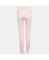 Pre-Owned Balmain Women's Denim Button Detail Jeans