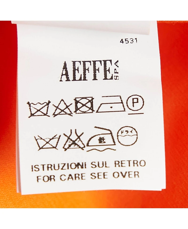 Pre-Owned Moschino Women's Couture Orange Cotton Regular Fit Trousers