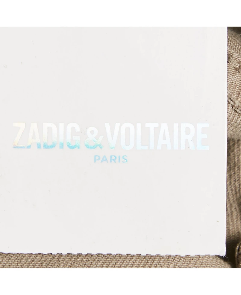 Pre-Owned Zadig & Voltaire Women's Grey Denim Skinny Platine Jeans