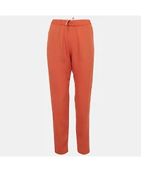 Pre-Owned Dries Van Noten Women's Crepe Formal Trousers