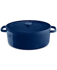 The Cellar Enameled Cast Iron 7-Qt. Dutch Oven Blue, Macy's Exclusive