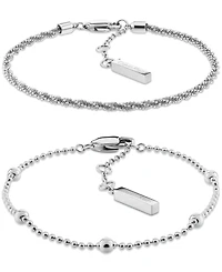 Calvin Klein Layered Chain Ball Bracelet Gift Set