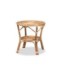 Baxton Studio Alleta 3-Pc. Rattan Bohemian Living Room Set