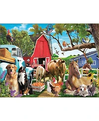 SunsOut Gathering in the Farmyard 1000 piece Jigsaw Puzzle for Adults