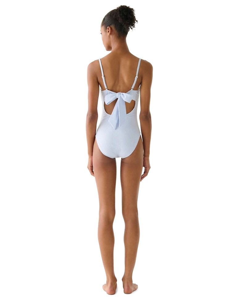 kate spade new york Women's Bow Back One-Piece Swimsuit