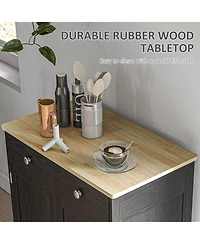 Homcom Buffet Cabinet, Bar Cabinet with 2 Drawers,