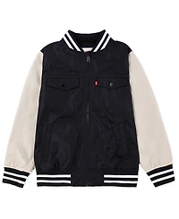Levi's Boys' 8-18 Color-Blocked Bomber Jacket