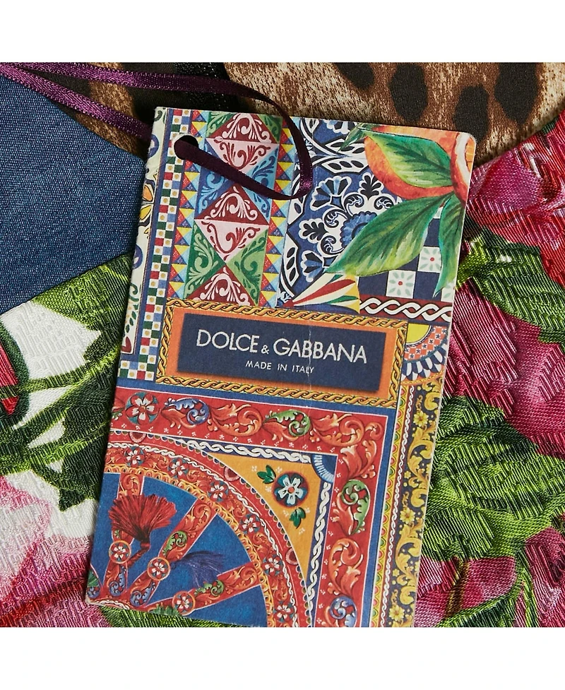 Pre-Owned Dolce & Gabbana Women's Multicolor Jacquard Panelled Mini Dress