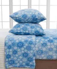 Linery & Co. Ultra-Soft Printed Velvet Plush Sheet Set