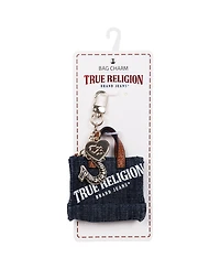 True Religion Mini Denim Tote Bag Charm