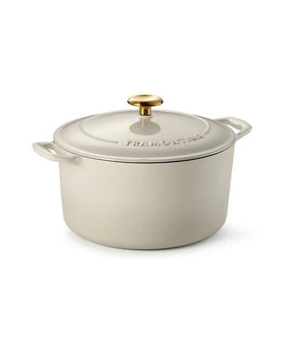 Tramontina Cast Iron 6.5-Quart Round Dutch Oven Pot with Lid
