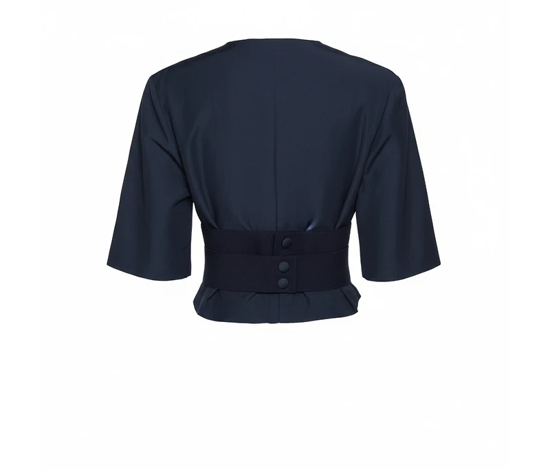 Pre-Owned Stella Mccartney Women's Linen Blend Corset Top