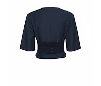 Pre-Owned Stella Mccartney Women's Linen Blend Corset Top