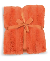 Cheer Collection Ultra Soft Faux Fur to Microplush Reversible Cozy Warm Throw, 50" x 60"