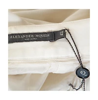 Pre-Owned Alexander Mcqueen Women's Crepe Straight Leg Trousers