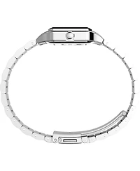 Timex Women's Quartz Analog Silver-Tone Stainless Steel Watch, 23mm